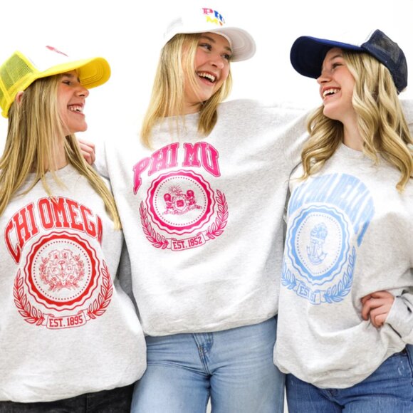 Alpha Gamma Delta Ivy league Sweatshirt - Picture 2 of 2